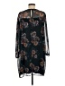 Maurices 100% Polyester Paisley Black Casual Dress Size M - photo 2