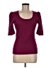 Deletta Burgundy 3/4 Sleeve Top Size M - photo 1