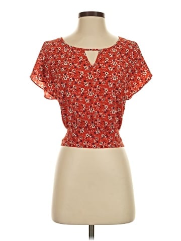 Iz Byer Short Sleeve Blouse (view 1)