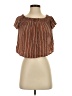 Rewind 100% Rayon Brown Sleeveless Blouse Size XS - photo 1