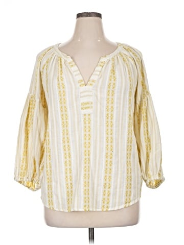 Velvet by Graham & Spencer 3/4 Sleeve Blouse (view 1)