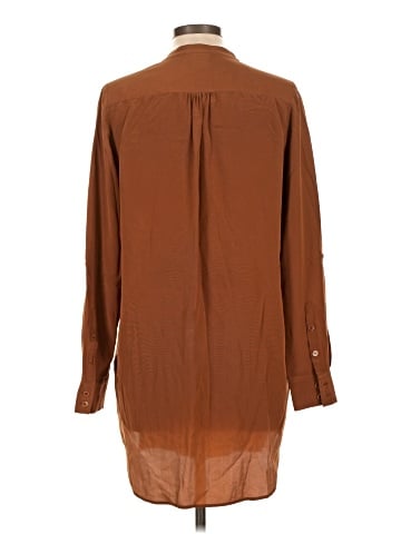 Haute Hippie Long Sleeve Silk Top (view 2)