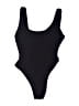 No Boundaries Solid Black One Piece Swimsuit Size M - photo 1