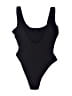No Boundaries Solid Black One Piece Swimsuit Size M - photo 2