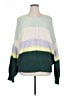 Universal Thread Color Block Green Pullover Sweater Size XL - photo 1