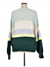 Universal Thread Color Block Green Pullover Sweater Size XL - photo 2