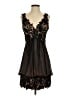 Jovani Floral Black Cocktail Dress Size 4 - photo 1