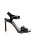 DKNY Solid Black Sandals Size 5 1/2 - photo 1