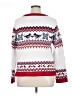 ModCloth 100% Cotton Hearts White Pullover Sweater Size XL - photo 2