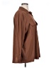 Unbranded 100% Polyester Solid Brown Long Sleeve Blouse Size 4XL - photo 4
