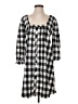 Mud Pie Checkered-gingham Black Casual Dress Size S - photo 1