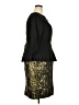 Roaman's 100% Polyester Black Cocktail Dress Size 16W - photo 4