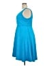 Torrid Solid Blue Casual Dress Size 2X Plus (2) - photo 5