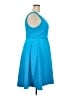 Torrid Solid Blue Casual Dress Size 2X Plus (2) - photo 4