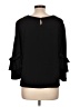 Antonio Melani 100% Polyester Black 3/4 Sleeve Top Size L - photo 2