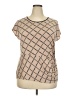 Dana Buchman Tan Short Sleeve Top Size XXL - photo 1