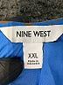 Nine West 100% Polyester Blue 3/4 Sleeve Blouse Size XXL - photo 7