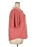 Perseption Concept Pink Short Sleeve Blouse Size 2X - photo 4