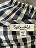 Splendid 100% Cotton Checkered-gingham Blue Long Sleeve Blouse Size S - photo 7
