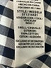 Splendid 100% Cotton Checkered-gingham Blue Long Sleeve Blouse Size S - photo 9