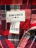Forever 21 Plaid Red Long Sleeve Button-Down Shirt Size S - photo 7