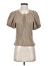 FP One 100% Cotton Tan Short Sleeve Top Size XS - photo 1