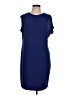 Clara Sun Woo Solid Blue Casual Dress Size L - photo 1