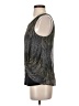 Deletta 100% Modal Gray Sleeveless Blouse Size S - photo 5