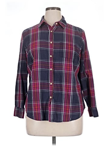Pure Energy Long Sleeve Button-Down Shirt (view 1)