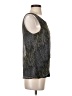 Deletta 100% Modal Gray Sleeveless Blouse Size S - photo 4
