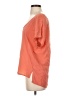Joie 100% Silk Orange Short Sleeve Top Size S - photo 5