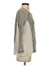 Sparkle & Fade Polka Dots Gray Pullover Sweater Size XS - photo 4