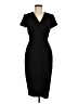 L.K. Bennett Solid Black Cocktail Dress Size 8 - photo 1