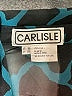 Carlisle Animal Print Teal 3/4 Sleeve Blouse Size 18 - photo 7