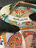 Rose + Olive 100% Polyester Paisley Ivory Short Sleeve Blouse Size XL - photo 7