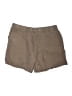 J.Jill Solid Brown Khaki Shorts Size L - photo 2