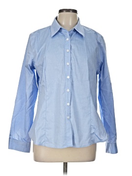 Ellen Tracy Long Sleeve Button Down Shirt