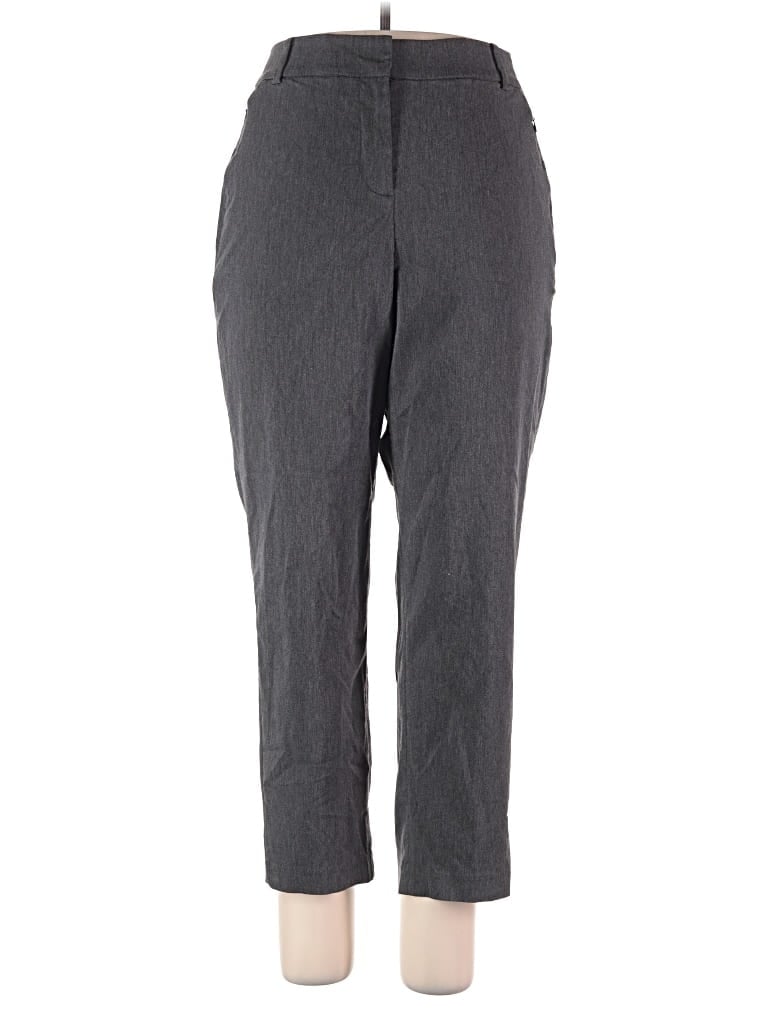 Pre-owned Lane Bryant Dress Pants In Gray
