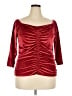 Torrid Burgundy 3/4 Sleeve Top Size 2X Plus (2) - photo 1