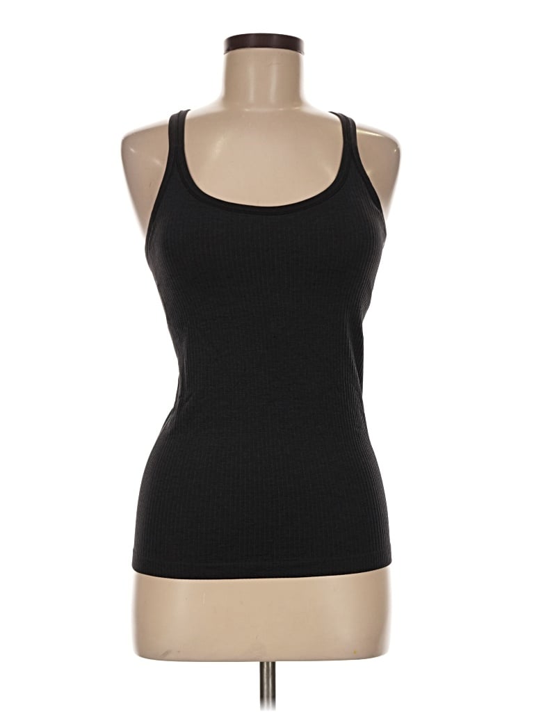 Pre-owned Lululemon Athletica Tank Top Black Halter Neckline Tops