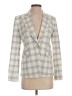 Elie Tahari Checkered-gingham Ivory Blazer Size 2 - photo 1