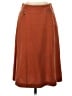 Hermès 100% Linen Solid Brown Orange Casual Skirt Size EU (FR) 34 / US 2 - photo 1