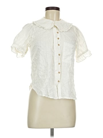 Pilcro Short Sleeve Blouse (view 1)