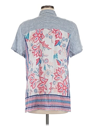 J.Jill Short Sleeve Button-Down Shirt (view 2)