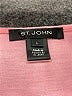 St. John 100% Viscose Pink 3/4 Sleeve Top Size L - photo 7