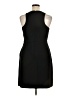 J.Crew 100% Polyester Solid Black Cocktail Dress Size 16 - photo 2