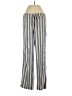 Per Se Stripes Silver Linen Pants Size S - photo 1