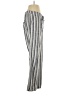 Per Se Stripes Silver Linen Pants Size S - photo 4