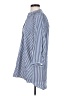 Harshman 100% Cotton Stripes Blue 3/4 Sleeve Blouse Size XS - photo 5