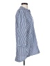 Harshman 100% Cotton Stripes Blue 3/4 Sleeve Blouse Size XS - photo 4